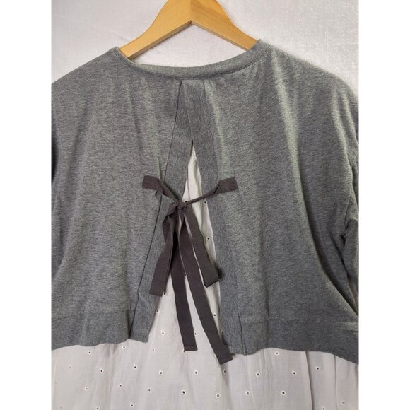 Matilda Jane In The Clouds Top‎ Women S Eyelet Lace Bottom Oversized Layered - Picture 4 of 11